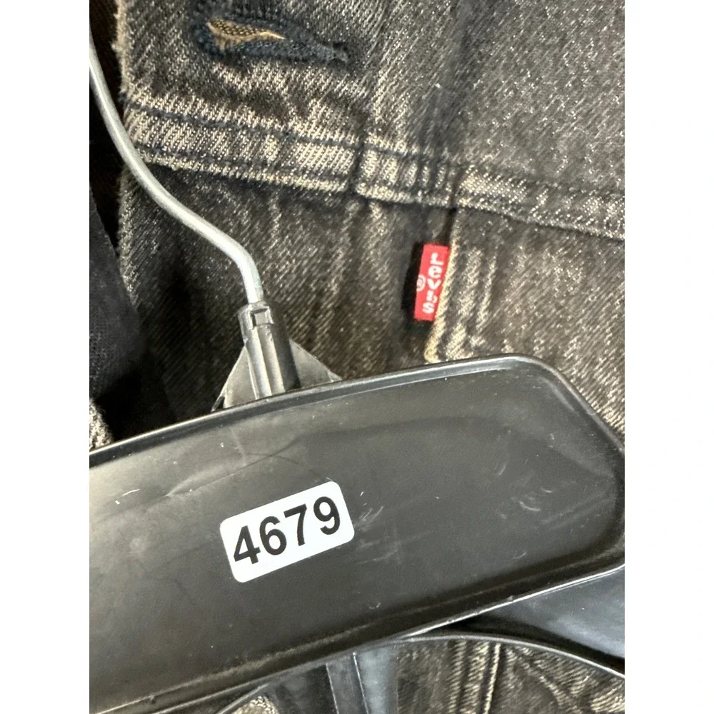 Levi's Trucker Jacket Mens L Black Jason Aldean Las Vegas Country Cowboy Rodeo - Picture 14 of 14
